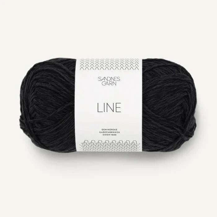 Sandnes Garn Line - 8ply-Yarn-Sandnes Garn-Black (1099)-Wild & Woolly Yarns