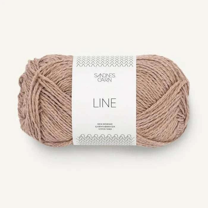 Sandnes Garn Line - 8ply-Yarn-Sandnes Garn-Cafe au Lait (3042)-Wild & Woolly Yarns