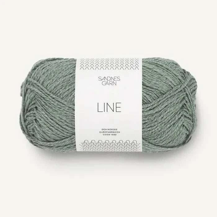 Sandnes Garn Line - 8ply-Yarn-Sandnes Garn-Dusty Green (8561)-Wild & Woolly Yarns