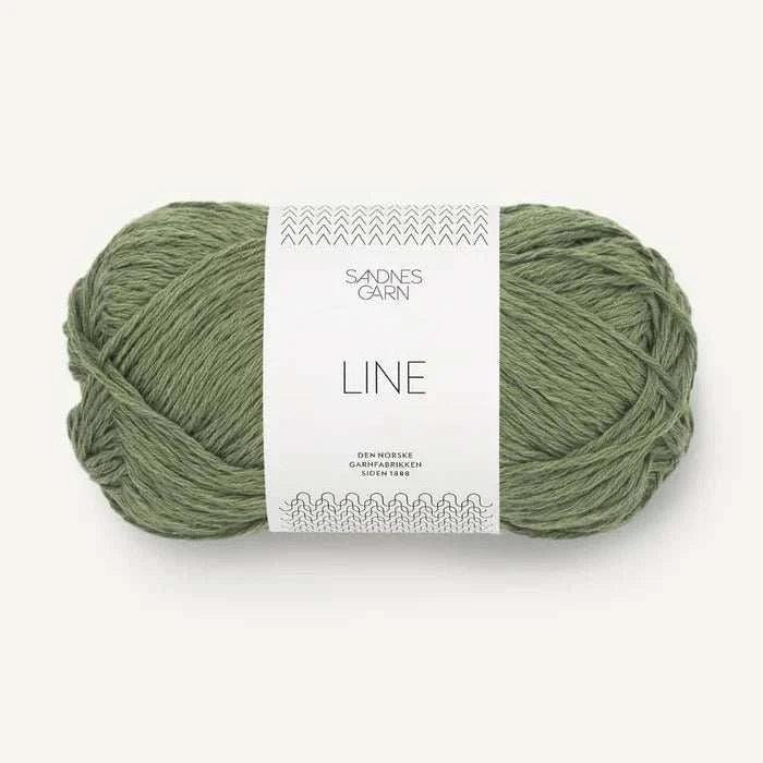 Sandnes Garn Line - 8ply-Yarn-Sandnes Garn-Olive Green (9062)-Wild & Woolly Yarns