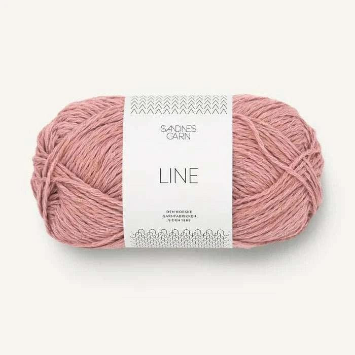 Sandnes Garn Line - 8ply-Yarn-Sandnes Garn-Peach Blossom (4033)-Wild & Woolly Yarns