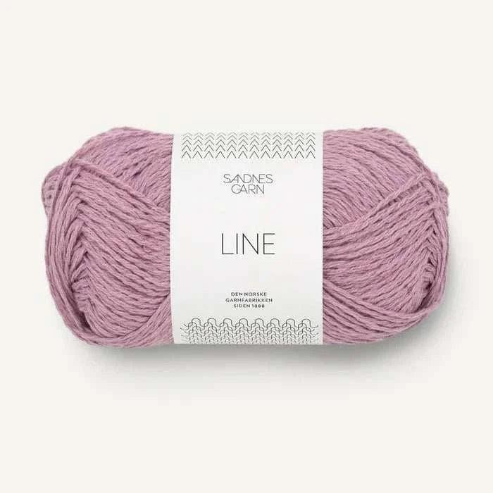 Sandnes Garn Line - 8ply-Yarn-Sandnes Garn-Pink Lavender (4632)-Wild & Woolly Yarns