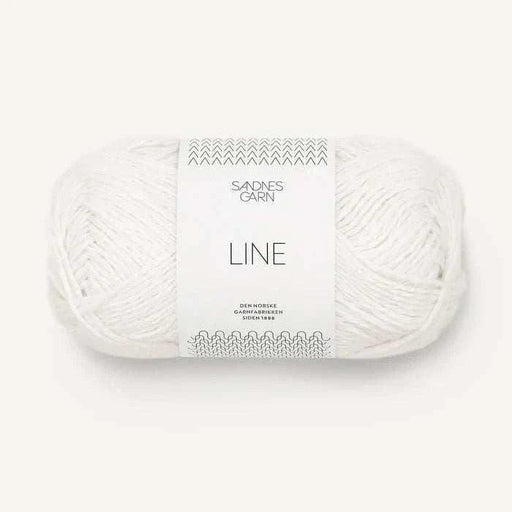 Sandnes Garn Line - 8ply-Yarn-Sandnes Garn-White (1002)-Wild & Woolly Yarns