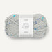 Sandnes Garn Peer Gynt - 8ply 100% Norwegian Wool-Yarn-The Ribbon Rose-Light grey Heather with Blue Tweed (1502)-Wild & Woolly Yarns