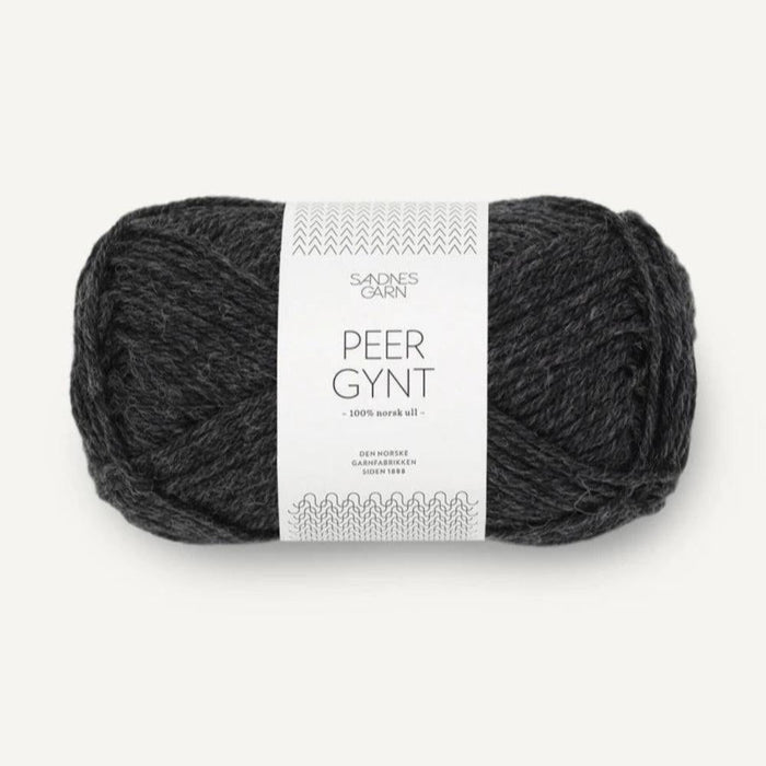 Sandnes Garn Peer Gynt - 8ply 100% Norwegian Wool-Yarn-The Ribbon Rose-Smoke (1088)-Wild & Woolly Yarns