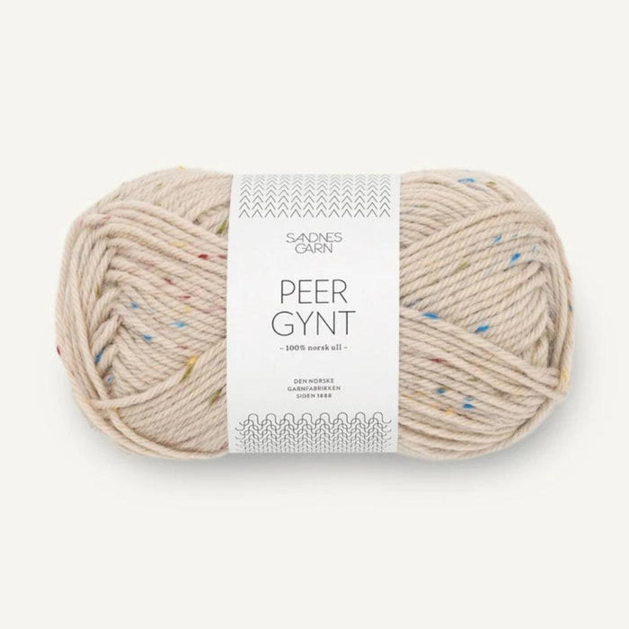 Sandnes Garn Peer Gynt - 8ply-Yarn-Sandnes Garn-Light Mottled Grey (1032)-Wild & Woolly Yarns