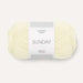 Sunday Tee Knit Kit-Needlecraft Kits-Wild & Woolly Yarns-XXS / XS / S-Whipped Cream (1012)-Wild & Woolly Yarns