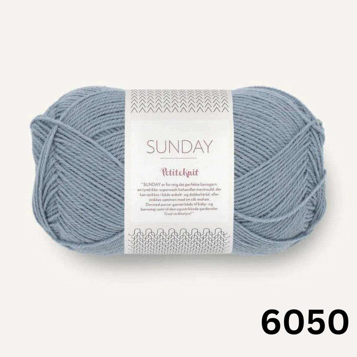 Sandnes Garn Sunday - 4ply-Yarn-The Ribbon Rose-Above The Clouds (6050)-Wild & Woolly Yarns