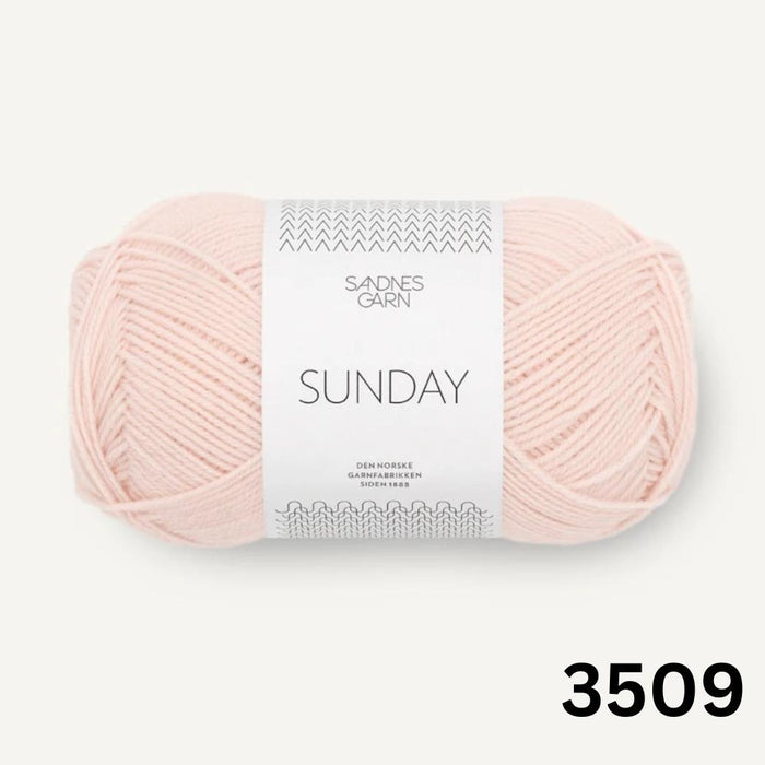 Sandnes Garn Sunday - 4ply-Yarn-The Ribbon Rose-Ballet Tutu (3509)-Wild & Woolly Yarns