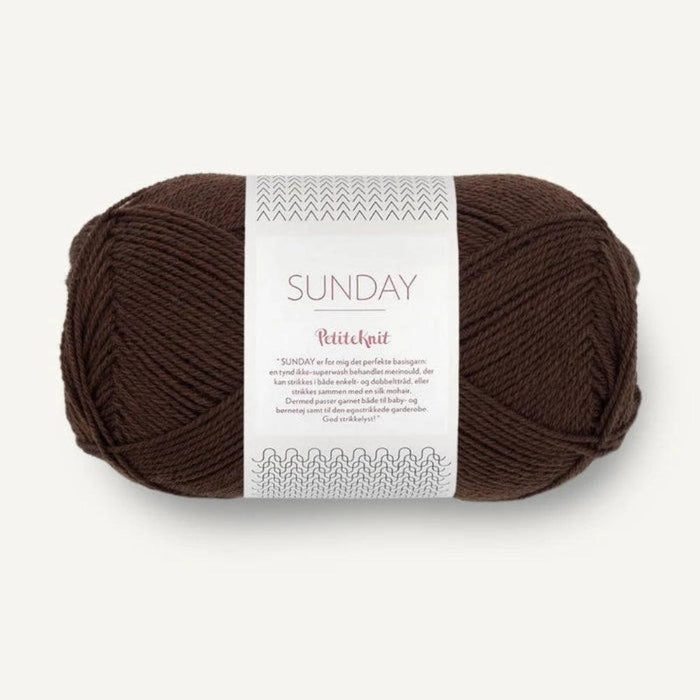 Sandnes Garn Sunday - 4ply-Yarn-Sandnes Garn-Cacao Nibs (3091)-Wild & Woolly Yarns