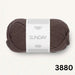 Sandnes Garn Sunday - 4ply-Yarn-The Ribbon Rose-Dark Chocolate (3880) *NEW*-Wild & Woolly Yarns