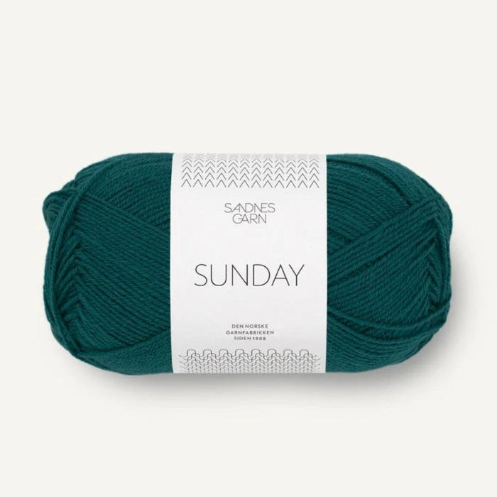 Sandnes Garn Sunday - 4ply-Yarn-Sandnes Garn-Deep Petrol (7281)-Wild & Woolly Yarns