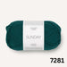 Sandnes Garn Sunday - 4ply-Yarn-The Ribbon Rose-Deep Petrol (7281)-Wild & Woolly Yarns