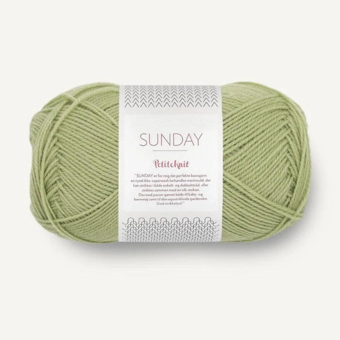 Sandnes Garn Sunday - 4ply-Yarn-Sandnes Garn-Green Tea (9533)-Wild & Woolly Yarns