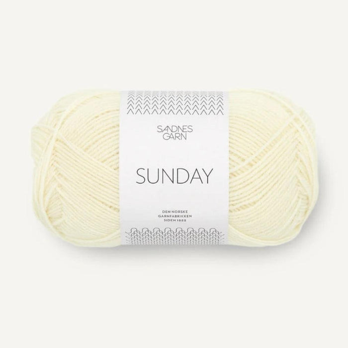 Sandnes Garn Sunday - 4ply-Yarn-Sandnes Garn-Lemon Icing (2009)-Wild & Woolly Yarns