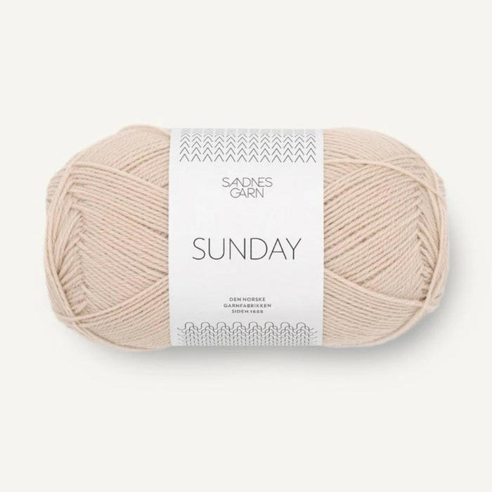 Sandnes Garn Sunday - 4ply-Yarn-Sandnes Garn-Marzipan (2321)-Wild & Woolly Yarns