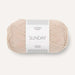 Sunday Tee Knit Kit-Needlecraft Kits-Wild & Woolly Yarns-XXS / XS / S-Marzipan (2321)-Wild & Woolly Yarns