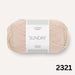 Sandnes Garn Sunday - 4ply-Yarn-The Ribbon Rose-Marzipan (2321)-Wild & Woolly Yarns