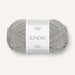 Sunday Tee Knit Kit-Needlecraft Kits-Wild & Woolly Yarns-XXS / XS / S-Mottled Grey (1042)-Wild & Woolly Yarns