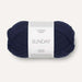 Sunday Tee Knit Kit-Needlecraft Kits-Wild & Woolly Yarns-XXS / XS / S-Navy Blue (5882)-Wild & Woolly Yarns