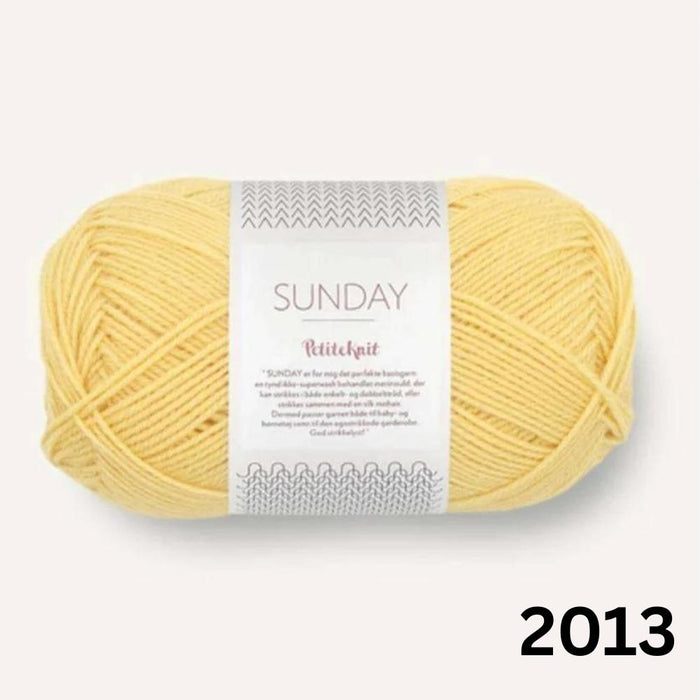 Sandnes Garn Sunday - 4ply-Yarn-The Ribbon Rose-Pineapple (2013)**-Wild & Woolly Yarns