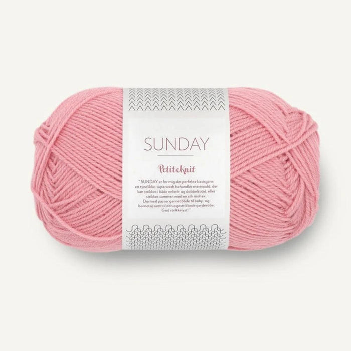 Sandnes Garn Sunday - 4ply-Yarn-Sandnes Garn-Plastic Pink (4304)-Wild & Woolly Yarns