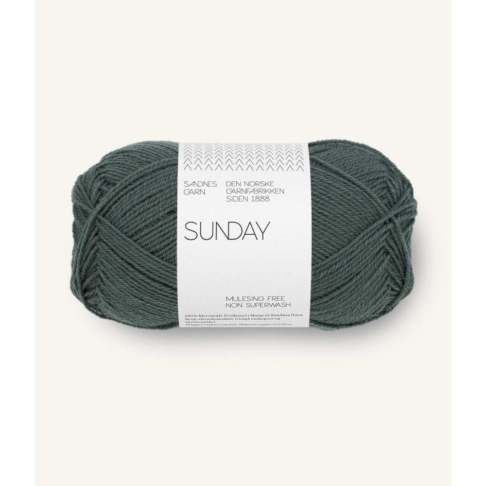 Sandnes Garn Sunday - 4ply-Yarn-Ribbon Rose-Urban Chic (9080)-Wild & Woolly Yarns
