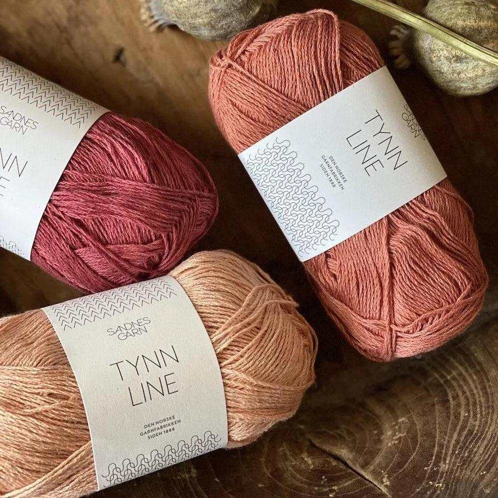 Sandnes Garn Tynn Line - 4ply-Yarn-Ribbon Rose-White (1002)-Wild & Woolly Yarns