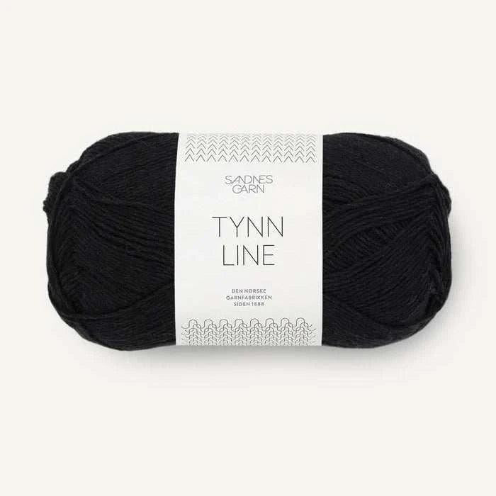 Sandnes Garn Tynn Line - 4ply-Yarn-Sandnes Garn-Black (1099)-Wild & Woolly Yarns