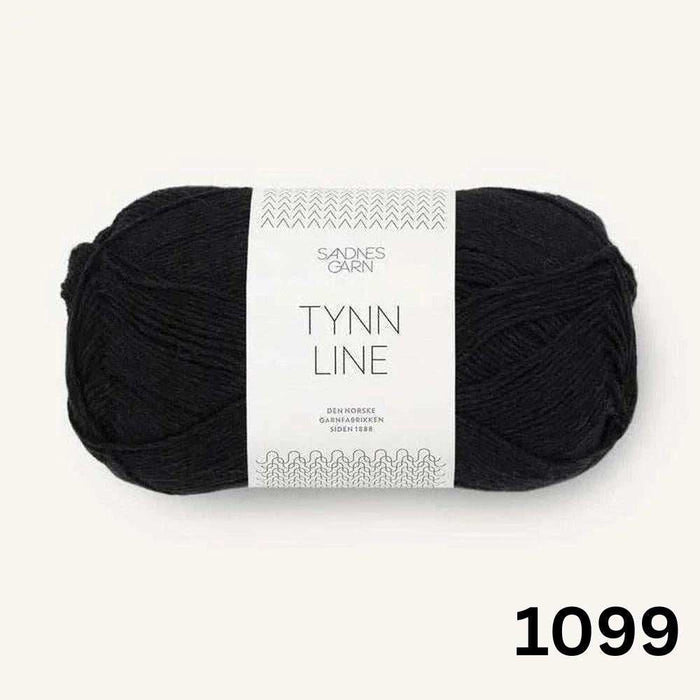 PetiteKnit Bea Top Knit Kit-Knitting Kit-Wild & Woolly Yarns-XXS/XS-Black (1099)-Wild & Woolly Yarns