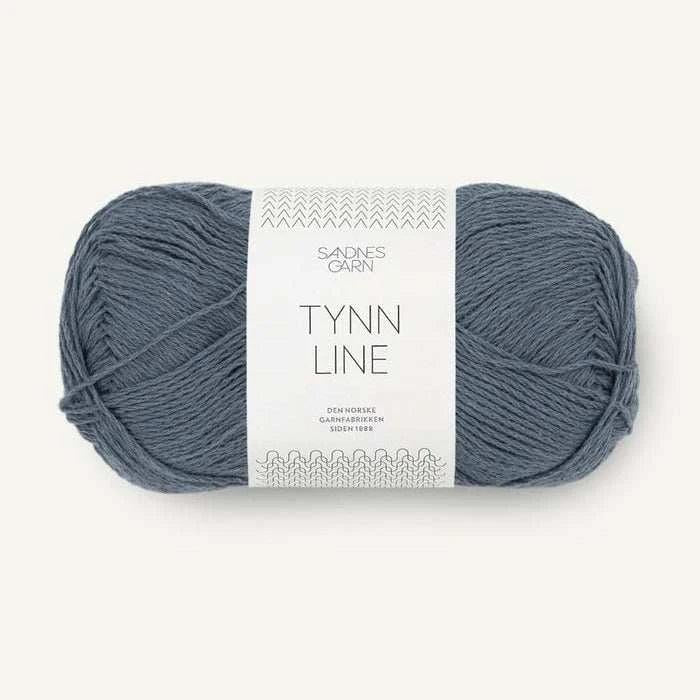 Sandnes Garn Tynn Line - 4ply-Yarn-Sandnes Garn-Dark Blue-Grey (6061)-Wild & Woolly Yarns
