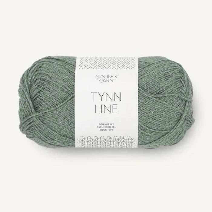 Sandnes Garn Tynn Line - 4ply-Yarn-Sandnes Garn-Dusty Green (8561)-Wild & Woolly Yarns