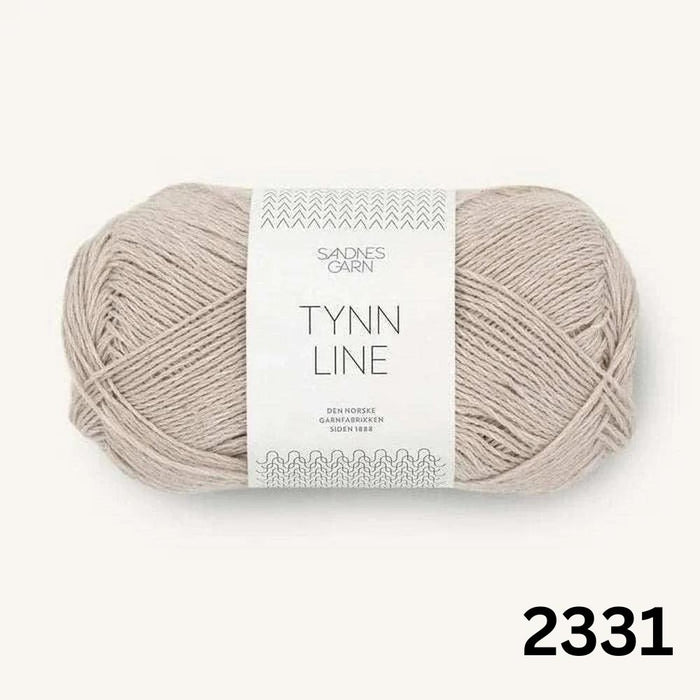 Sandnes Garn Tynn Line - 4ply-Yarn-Sandnes Garn-Light Beige (2331)-Wild & Woolly Yarns