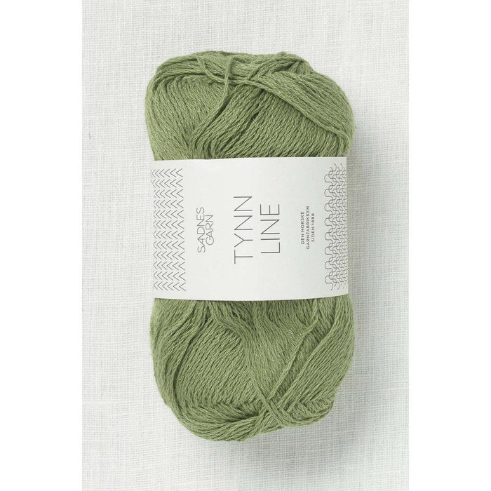 Sandnes Garn Tynn Line - 4ply-Yarn-The Ribbon Rose-Olive Green (9062) *NEW*-Wild & Woolly Yarns