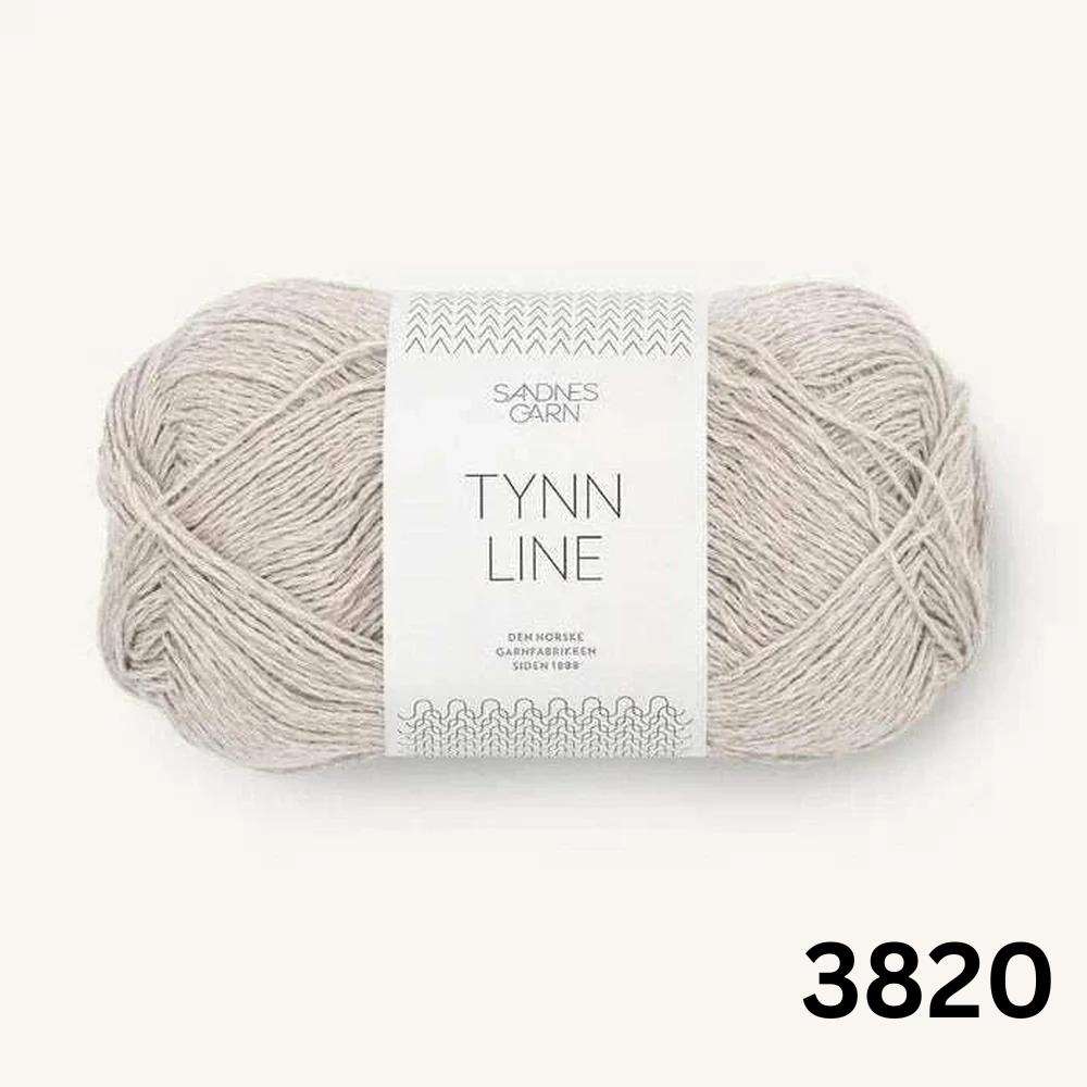 Sandnes Garn Tynn Line - 4ply-Yarn-Ribbon Rose-Pearl Grey (3820)-Wild & Woolly Yarns