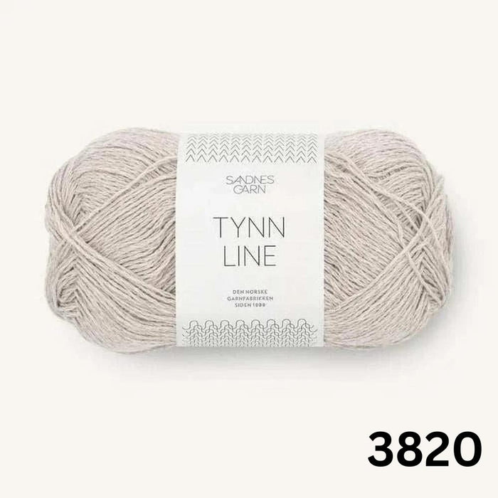 Sandnes Garn Tynn Line - 4ply-Yarn-Sandnes Garn-Pearl Grey (3820)-Wild & Woolly Yarns