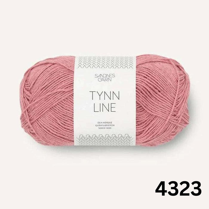 Sandnes Garn Tynn Line - 4ply-Yarn-Sandnes Garn-Pink (4323)-Wild & Woolly Yarns