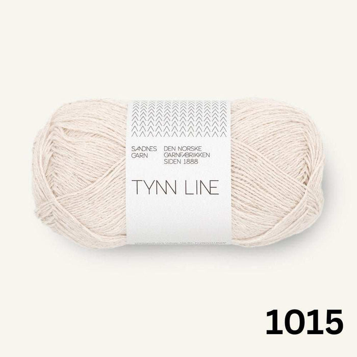 Sandnes Garn Tynn Line - 4ply-Yarn-The Ribbon Rose-Putty (1015) *NEW*-Wild & Woolly Yarns