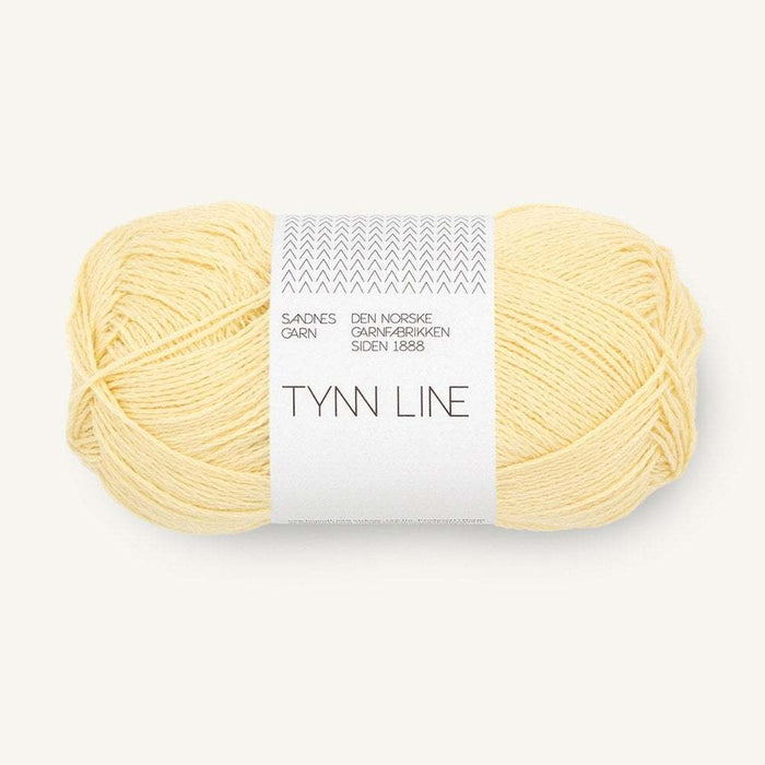 Sandnes Garn Tynn Line - 4ply-Yarn-The Ribbon Rose-Soft Sunlight (2112) *NEW*-Wild & Woolly Yarns