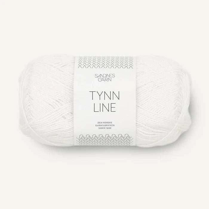 Sandnes Garn Tynn Line - 4ply-Yarn-Sandnes Garn-White (1002)-Wild & Woolly Yarns