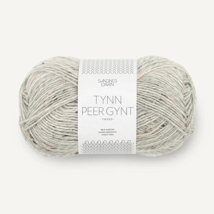 Sandnes Garn Tynn Peer Gynt - 4ply-Yarn-Sandnes Garn-Light Mottled Grey (1034)-Wild & Woolly Yarns