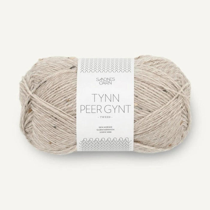 Sandnes Garn Tynn Peer Gynt - 4ply-Yarn-Sandnes Garn-Grey-Beige Tweed (2655)-Wild & Woolly Yarns