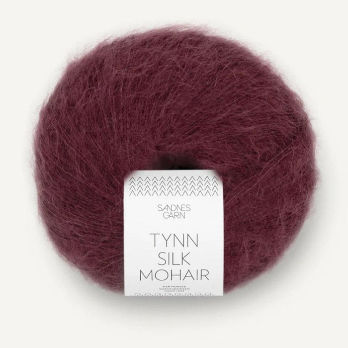 Sandnes Garn Tynn Silk Mohair - 2ply-Yarn-Sandnes Garn-Deep Burgundy (4372)-Wild & Woolly Yarns