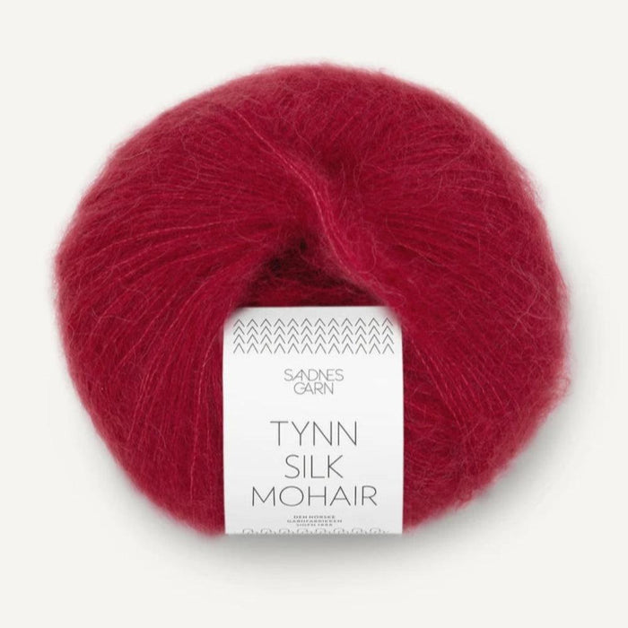Sandnes Garn Tynn Silk Mohair - 2ply-Yarn-Sandnes Garn-Deep Red (4236)-Wild & Woolly Yarns
