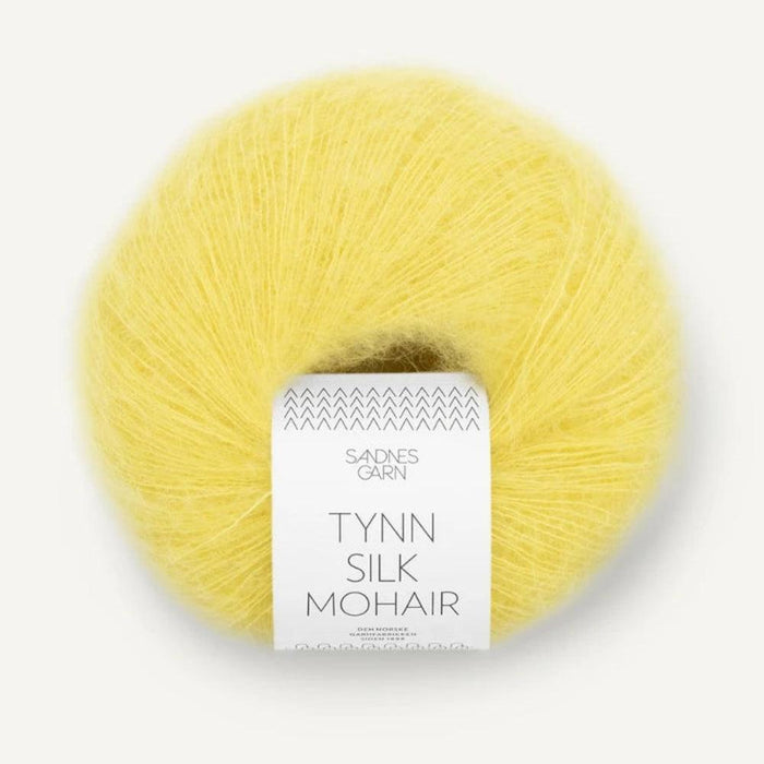 Sandnes Garn Tynn Silk Mohair - 2ply-Yarn-Sandnes Garn-Lemon (9004)-Wild & Woolly Yarns