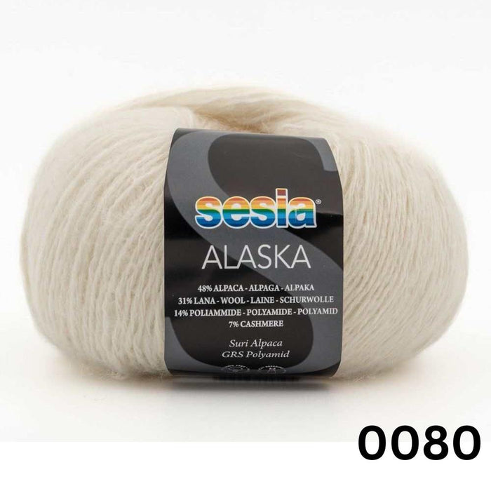 Sesia Alaska Alpaca, Wool, Cashmere - 8ply-Yarn-Wentworth Distributors-0080-Wild & Woolly Yarns
