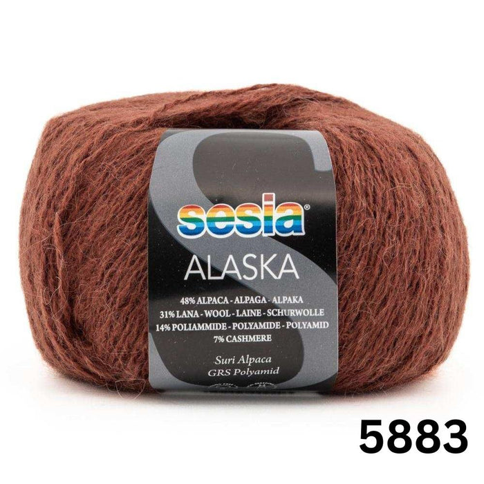 Sesia Alaska Alpaca, Wool, Cashmere - 8ply-Yarn-Wentworth Distributors-5883-Wild & Woolly Yarns