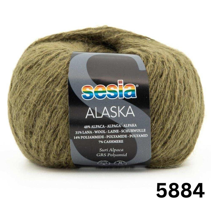 Sesia Alaska Alpaca, Wool, Cashmere - 8ply-Yarn-Wentworth Distributors-5884-Wild & Woolly Yarns