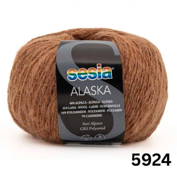 Sesia Alaska Alpaca, Wool, Cashmere - 8ply-Yarn-Wentworth Distributors-5924-Wild & Woolly Yarns