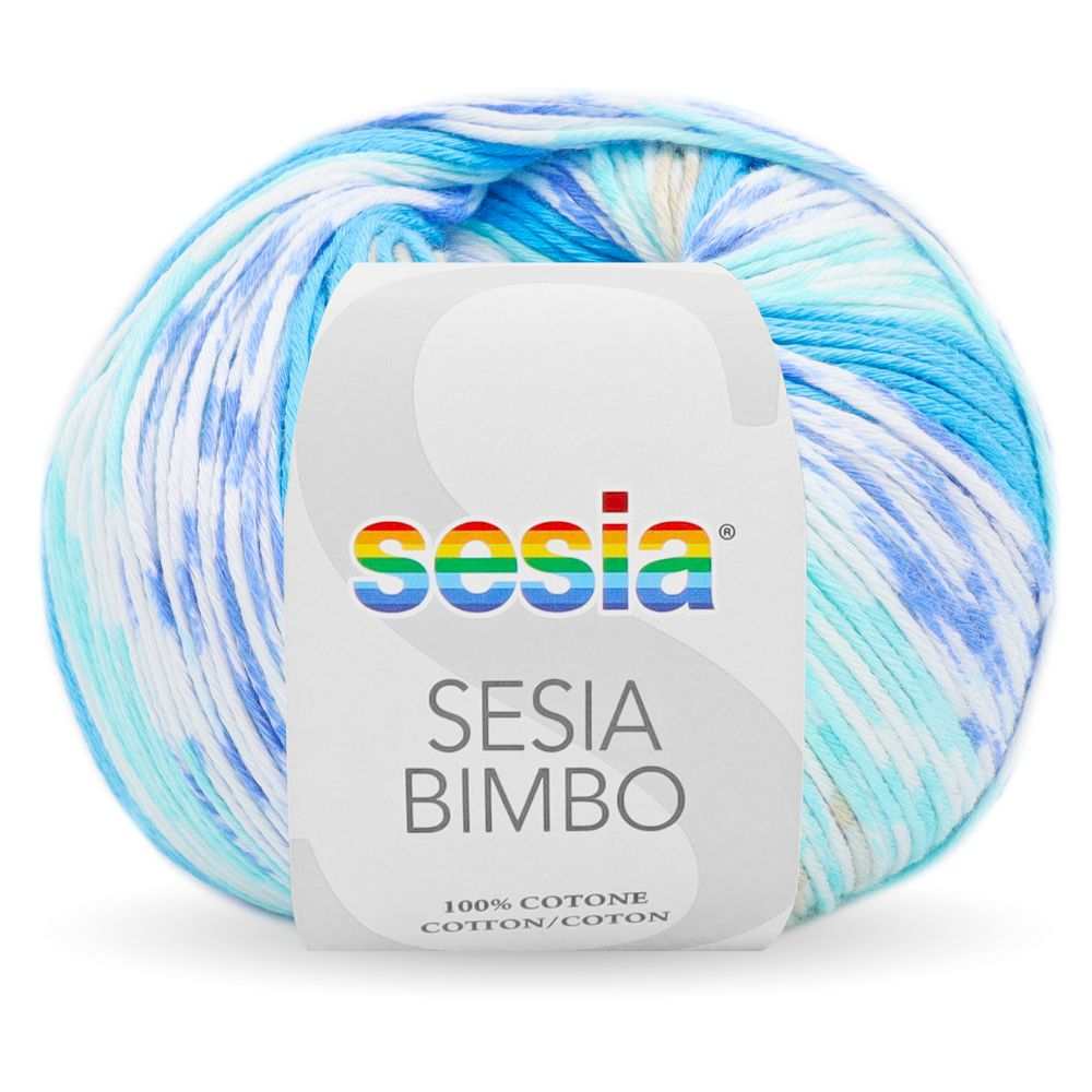 Sesia Bimbo Printed Cotton 4ply-Yarn-Wentworth Distributors-Snooze (0064)-Wild & Woolly Yarns